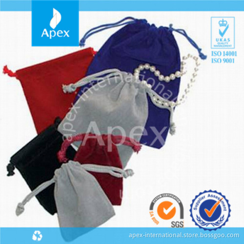 manufacture cheap cotton jewelry drawstring bag